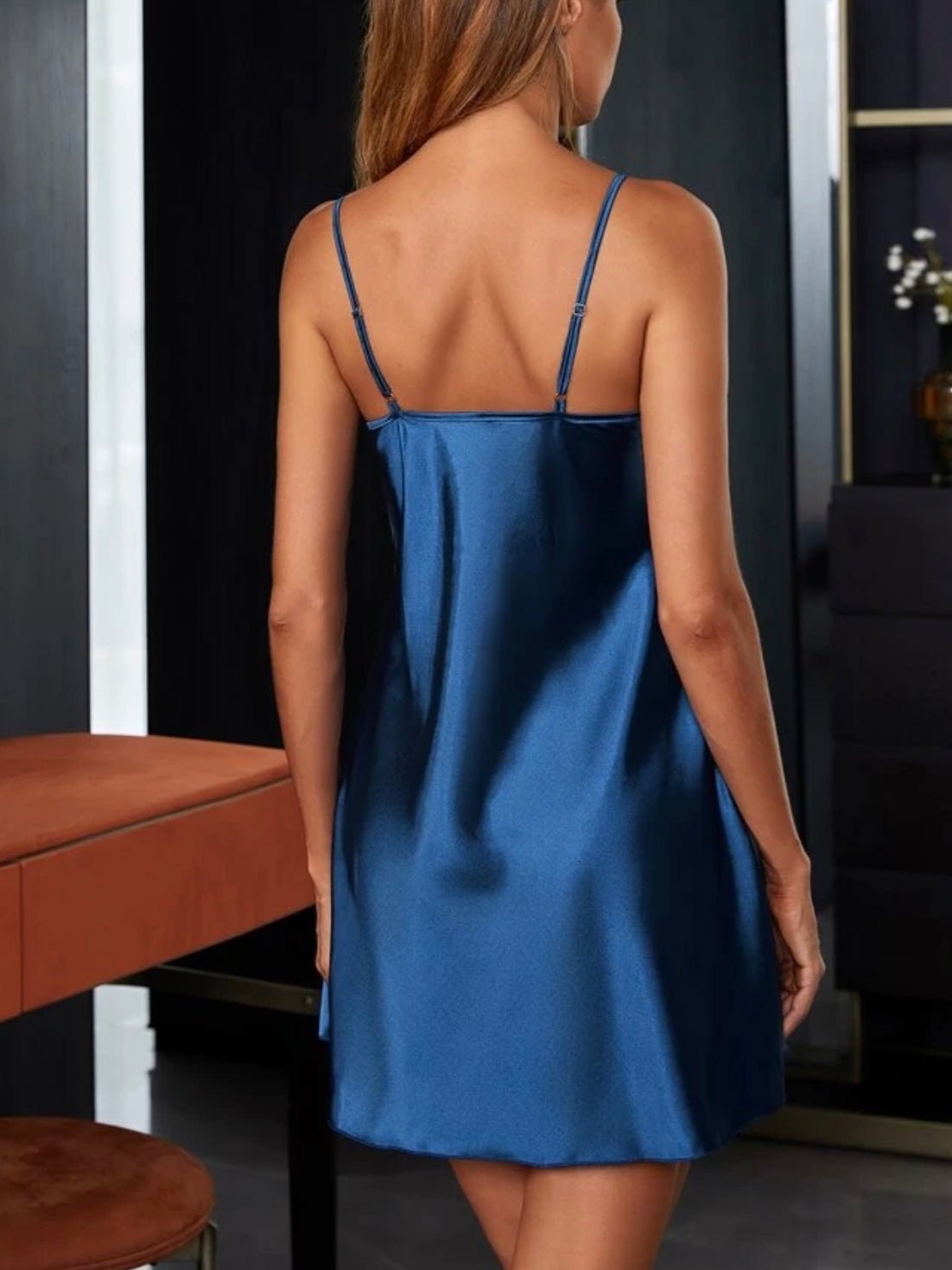 Babydoll donna Passion Blu - vista completa