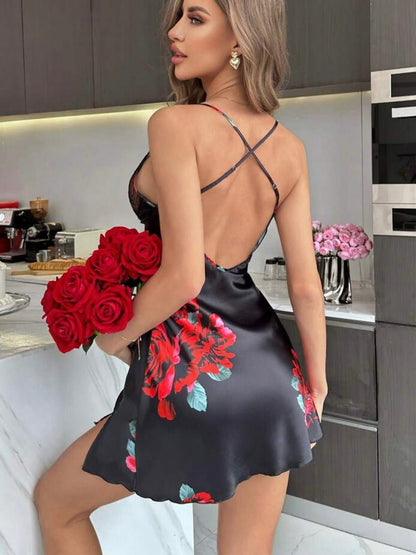 Babydoll donna Flowers - vista alternativa