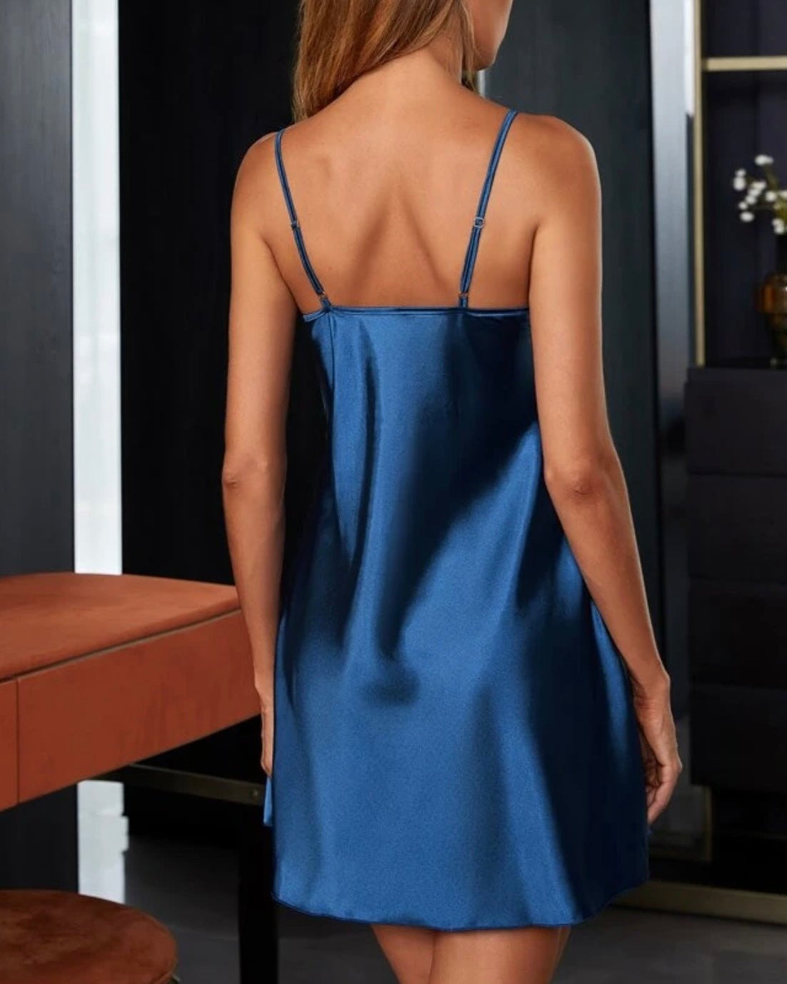 Babydoll donna Passion Blu - vista completa