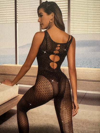 Bodystocking Nadia – rete elasticizzata - vista alternativa